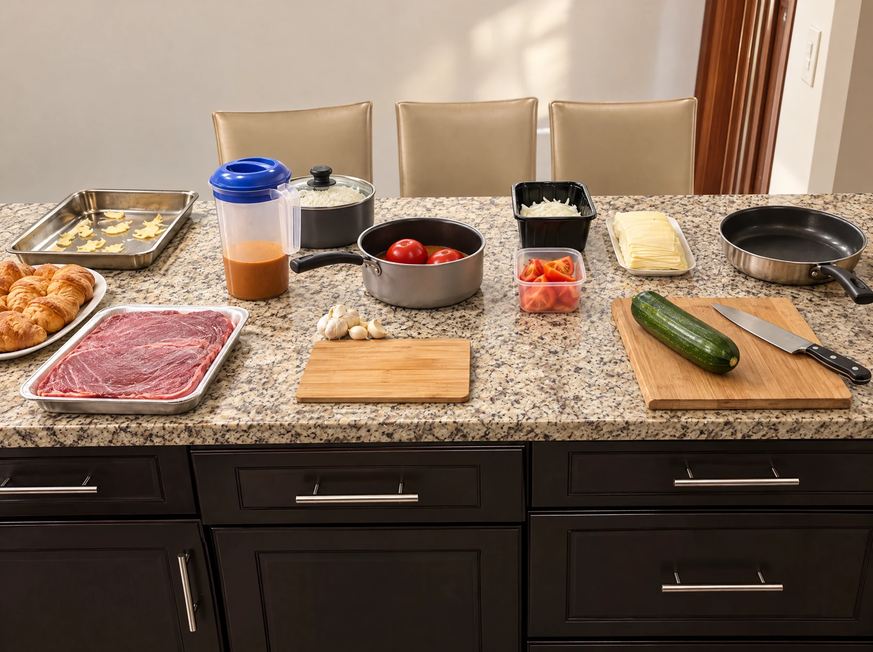 Ingredientes y cocina preparada